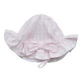 LITTLE A Check Sunhat Pink